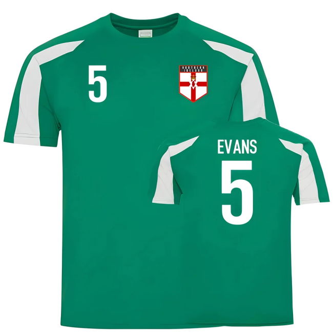 Northern Ireland Sports Training Jersey (Evans 5) Premium