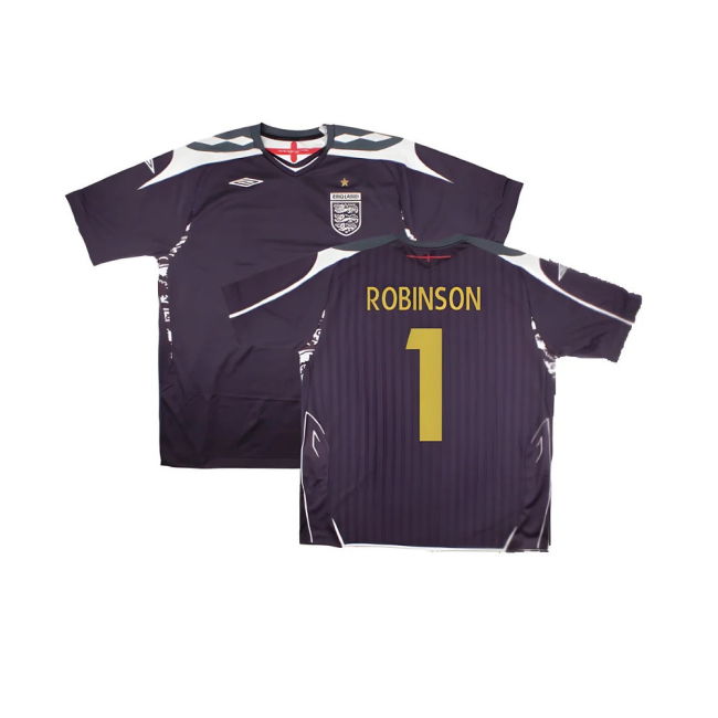 Authentic England 2007-08 Gk Match Official Euro Team Soccer