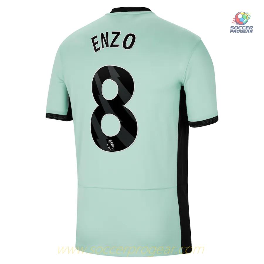 Chelsea Third Football Jersey 2023 2024 Enzo Fernandez