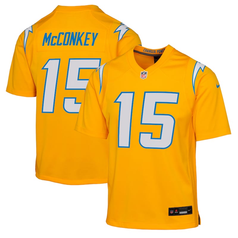 None Ladd McConkey Los Angeles Chargers Budget-Friendly Replica Jersey