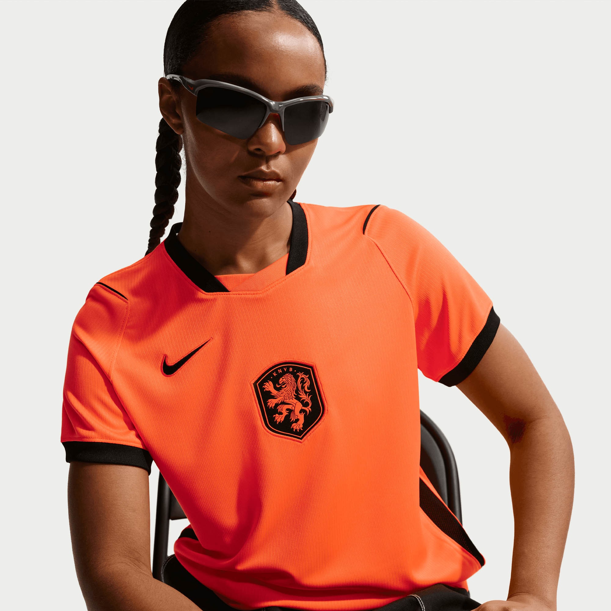 [SJH] Netherlands National Team Women's 2026 Home Stadium Replica Jersey - Orange