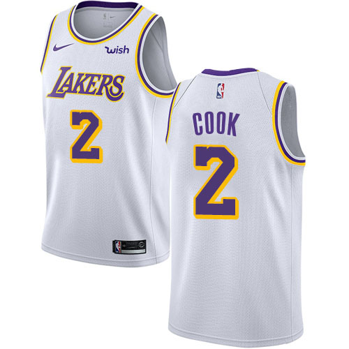 Lakers White Angeles Lakers #2 Nike Jersey - Budget-Friendly