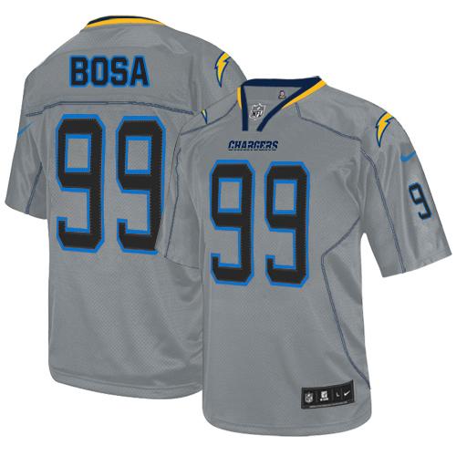 NFL A C Chargers #99 Joey Bosa Team Color Lights Out Jersey - Authe...