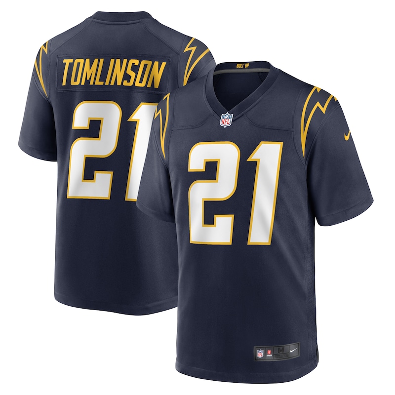 None LaDainian Tomlinson LA Chargers Elite Game Jersey Game Day Wear