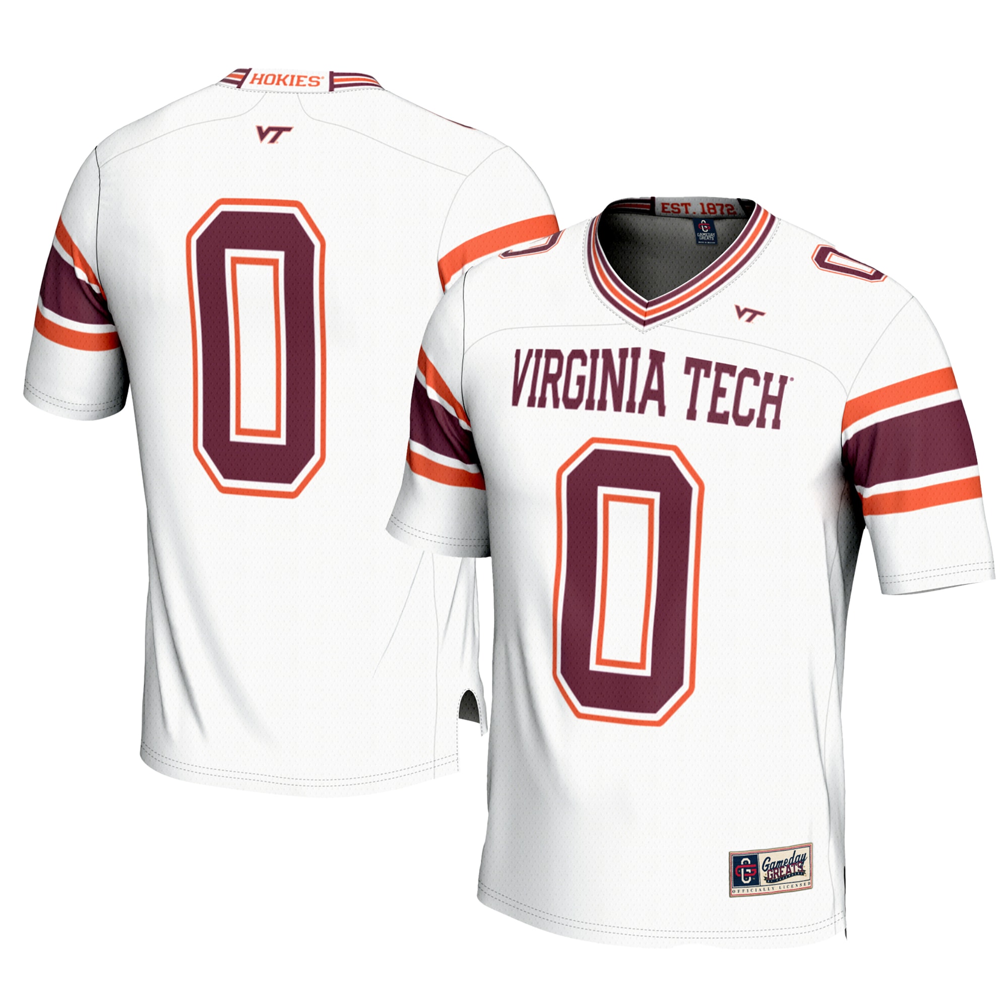 [NJP] Women's Virginia Tech Hokies GameDay Greats Football Jersey - White