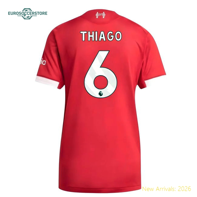 Exclusive Womens Liverpool Thiago Jersey 2025-2026 Breathable
