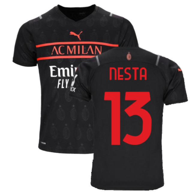 2021-2022 AC Milan Third Trendy Shirt (NESTA 13) Quick Dry