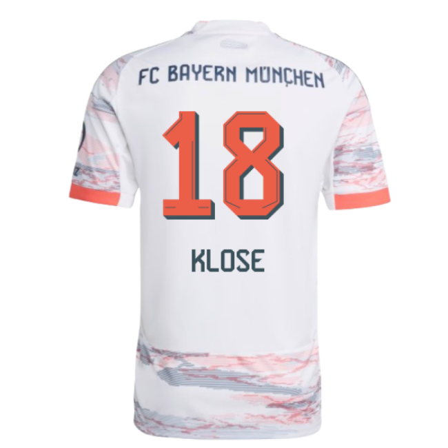 Genuine Professional-Grade 2025-2026 Bayern Munich Away Shirt (Klose 18)