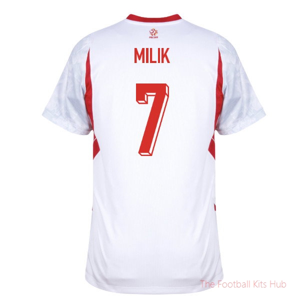 Breathable Replica Poland 2026-2027 Home Shirt (Milik 7)