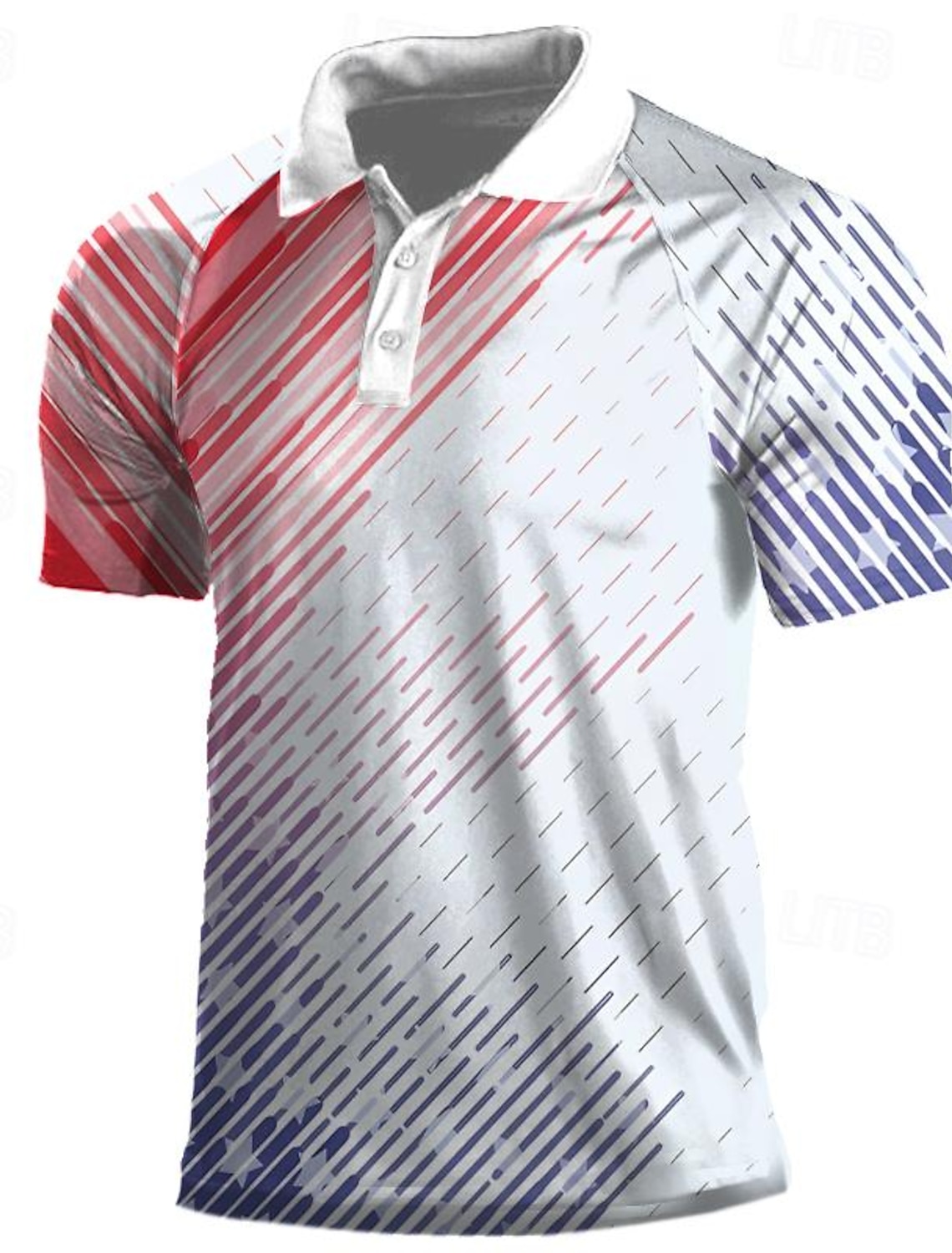 America's 250th Anniversary Men's Star Veterans Patriotic Polo Shirts