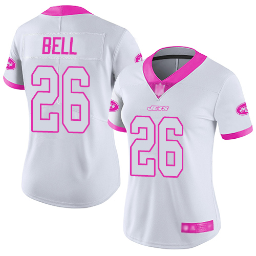 NFL Y J Jets #26 Le＊Veon Bell White Limited Jersey - High Quality