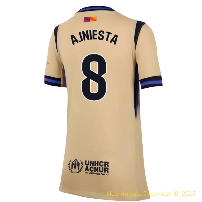 2025-2026 Barcelona Barca Official Away Shirt (Kids) (A.Iniesta 8)