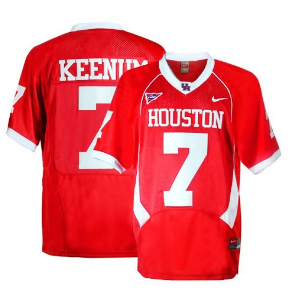 Youth(kids) Ncaa Team #7 Case Keenum Authentic Jersey - Value