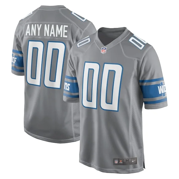None Game NFL Jersey - Gray | Top-Grade Football Apparel | NFL Footbal