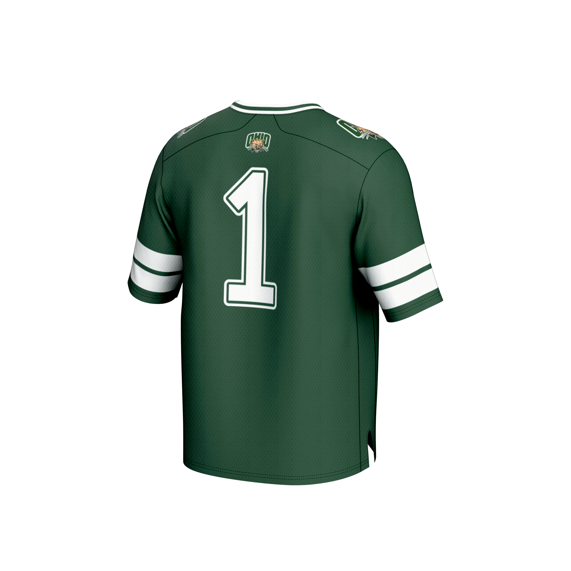 #1 Ohio Bobcats GameDay Greats Youth Lightweight Collegiate Football Fashion 2026 Season Football Jersey - Green