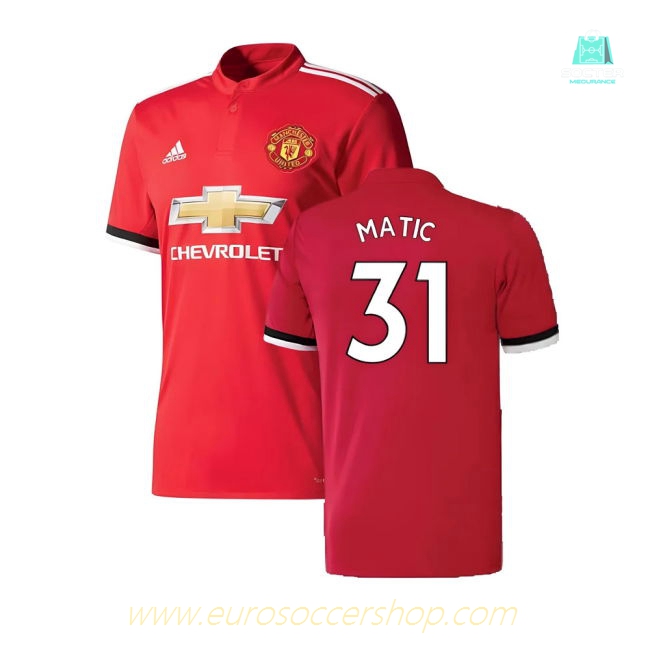 Manchester United 2017-18 Home Shirt ((Excellent) 4-5 Year) (Matic 31)