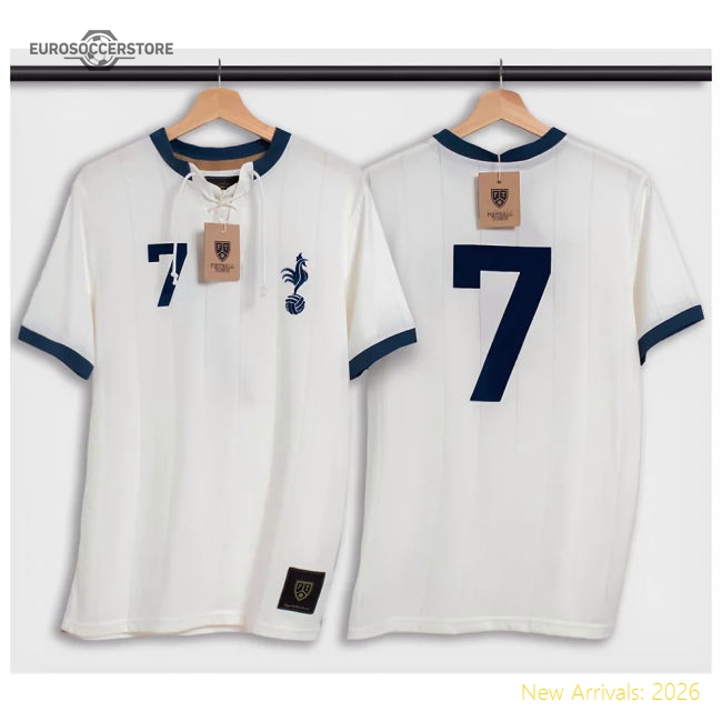 Premium Tottenham Retro Shirt With Laces The Cockerel - Premium
