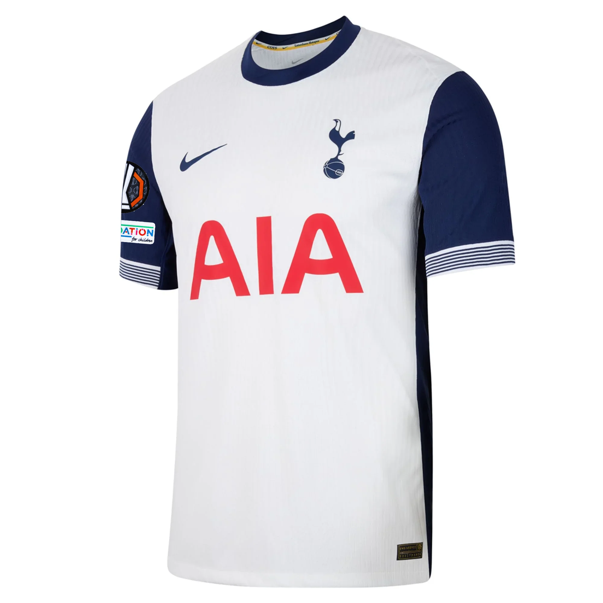 Tottenham Patches 2024-2025 UEL Home Jersey – Authentic Shirt