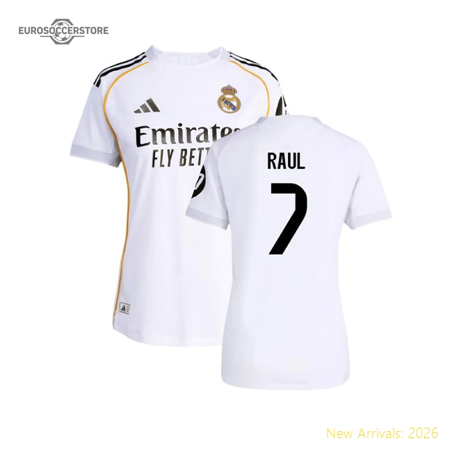 2025-2026 Real Madrid Home Fan Wear Female 2026 Real Shirt