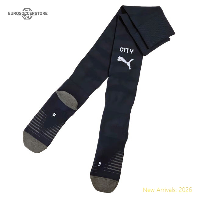 High-Quality Home Socks Clash Performance Navy 2025-2026 Man City