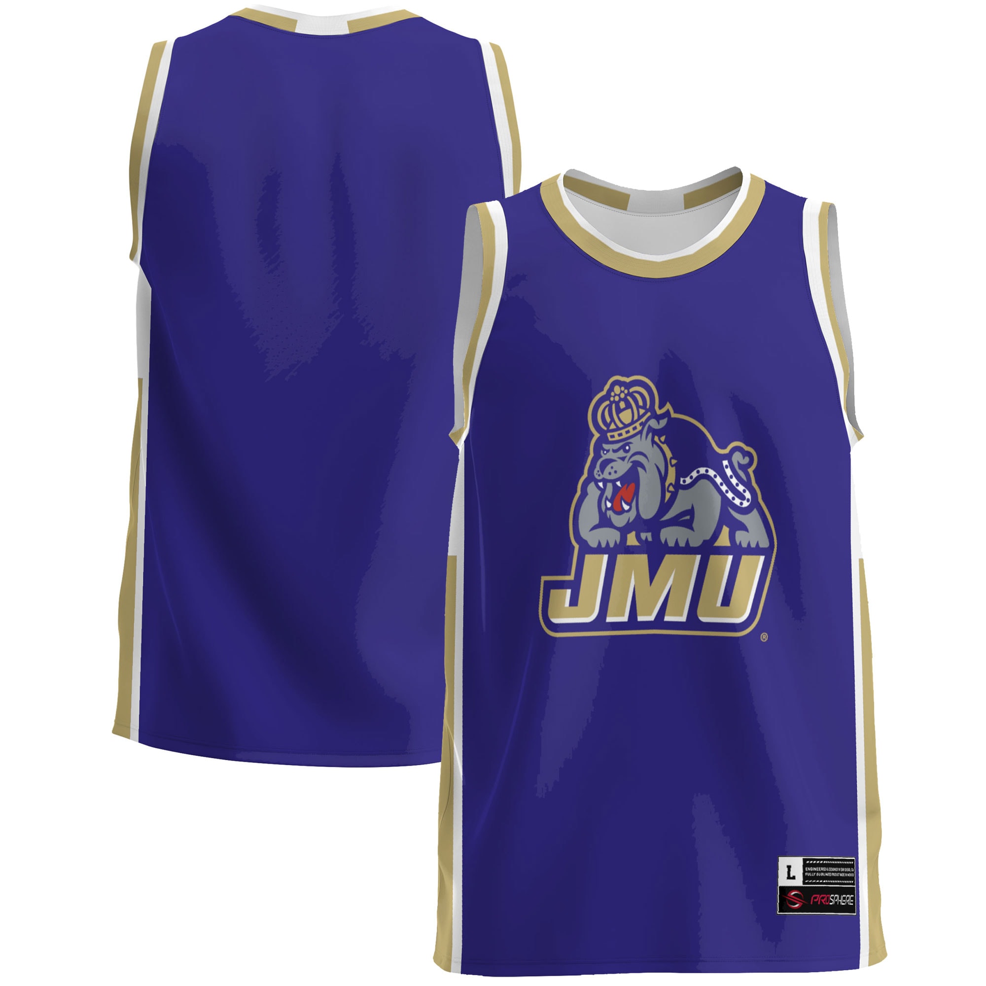 [NJP] James Madison Dukes GameDay Greats Lightweight Basketball Jersey - Purple
