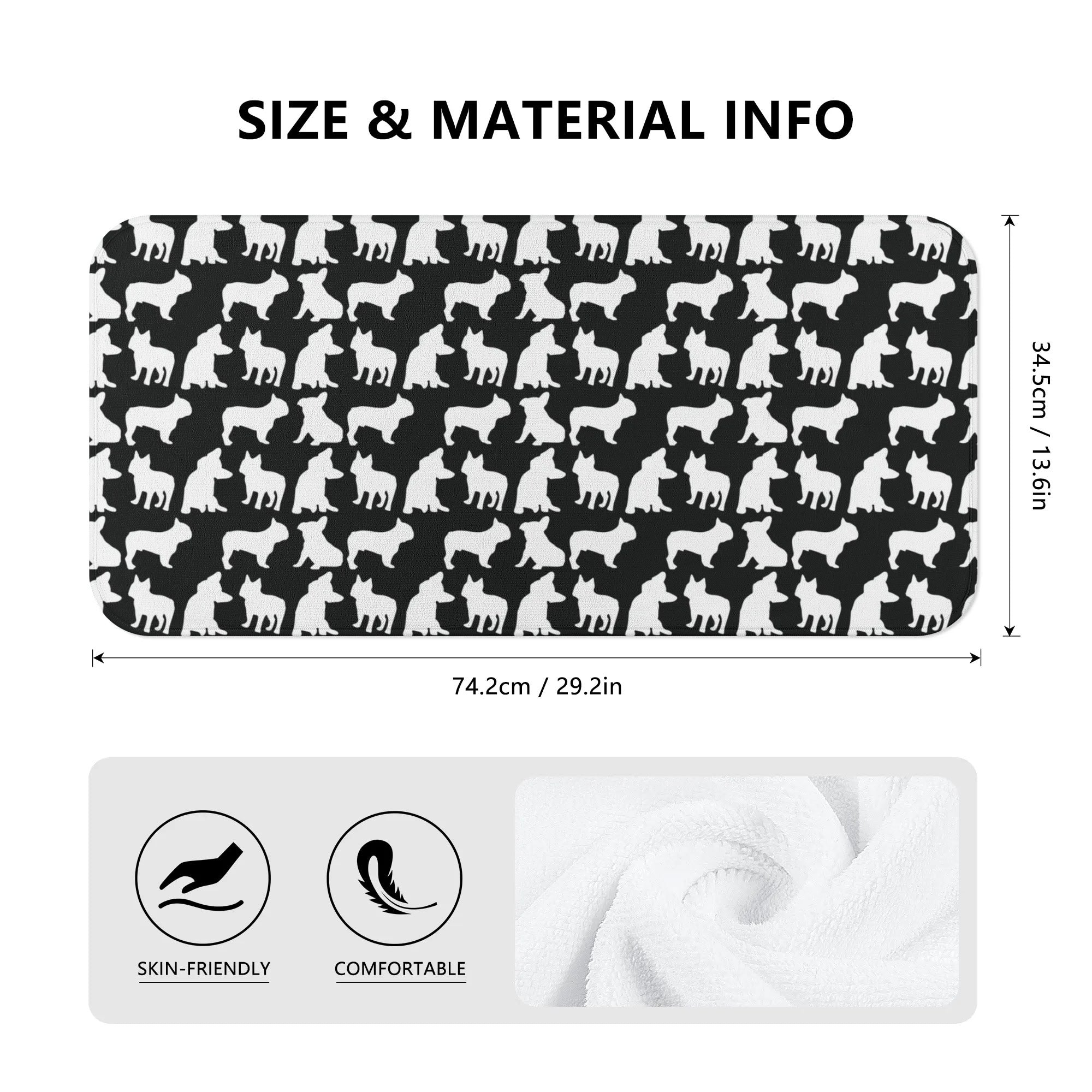 French Bulldog Milo Towel For Frenchie Lovers Useful Frenchie Gear