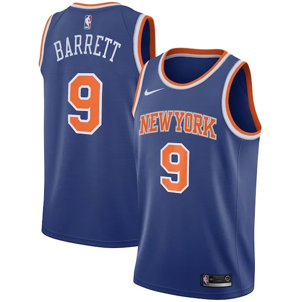 Top-Grade RJ Barrett NYK NBA Swingman Jersey - Licensed Product