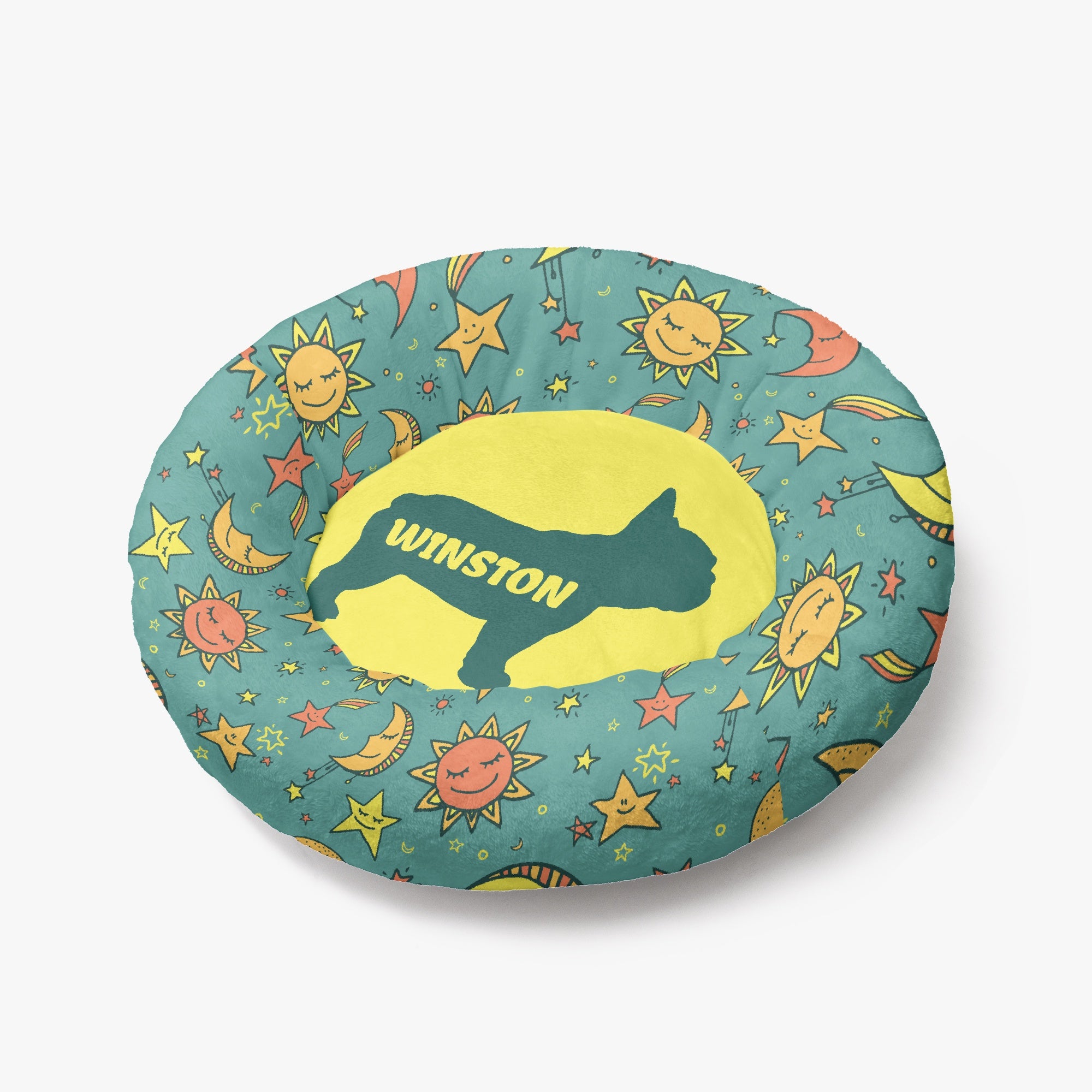 French Bulldog Rocky Custom Cloud Comfort Frenchie Bed | Personalized