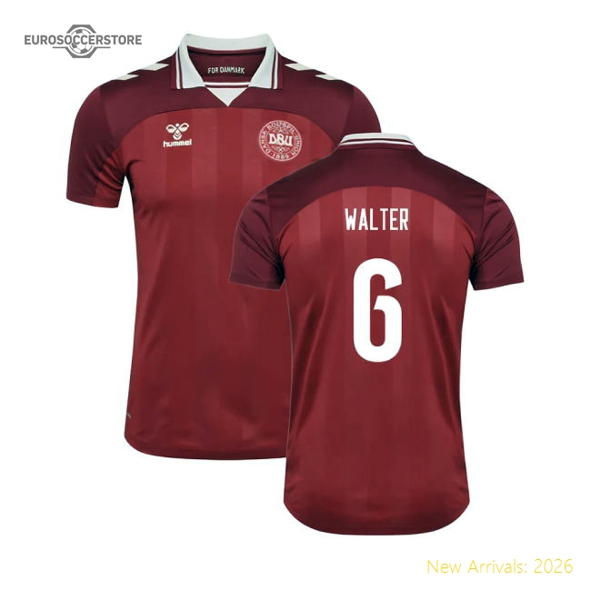 Denmark 2025-2026 Home Shirt - Professional Aeroready Fashion-forward