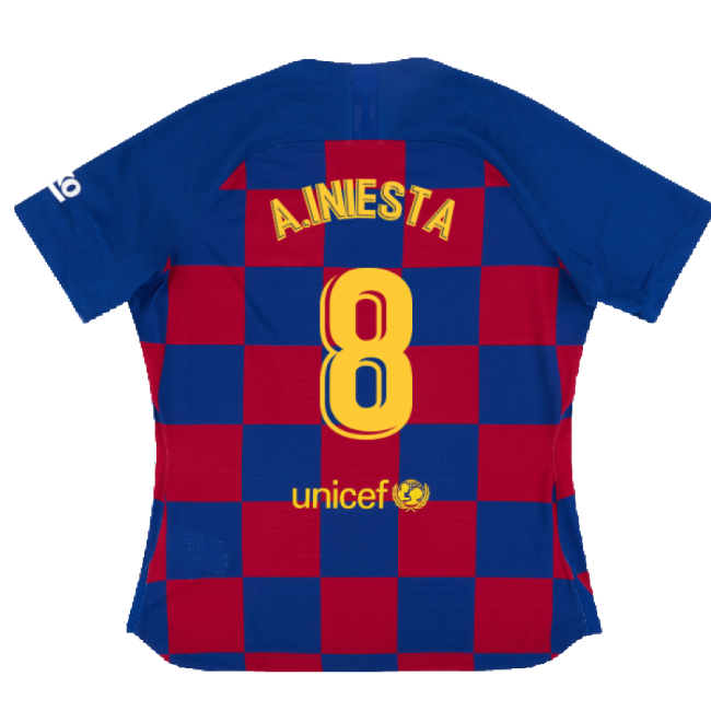 Blaugrana 2019-20 Womens Main Jersey (vaporkit) ((excellent) S) (a