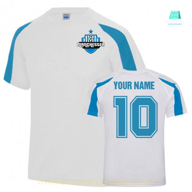 Your Name Manchester City Sports Training Jersey (white)