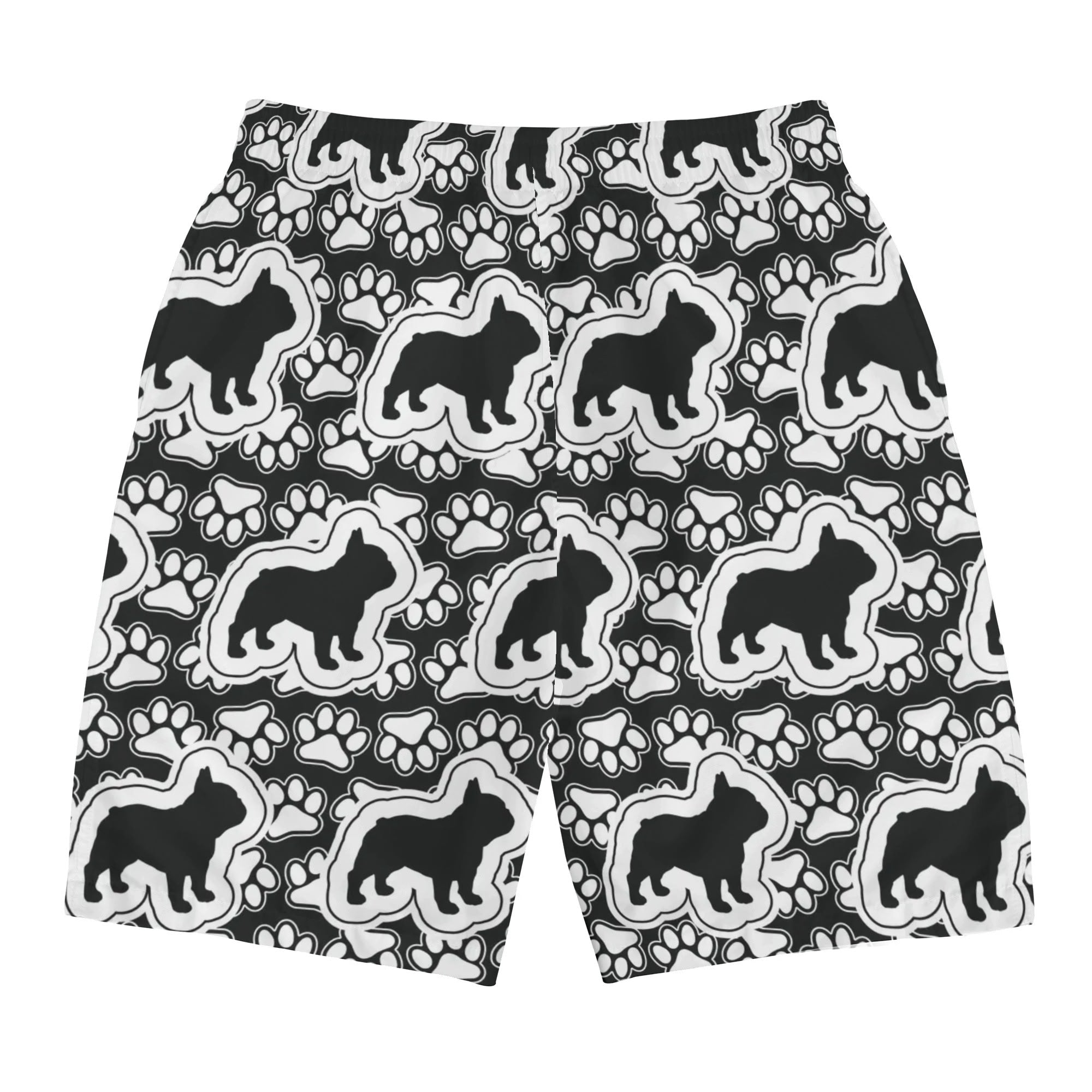 Beau - Frenchie Mens All Over Print Shorts For Frenchie Pups