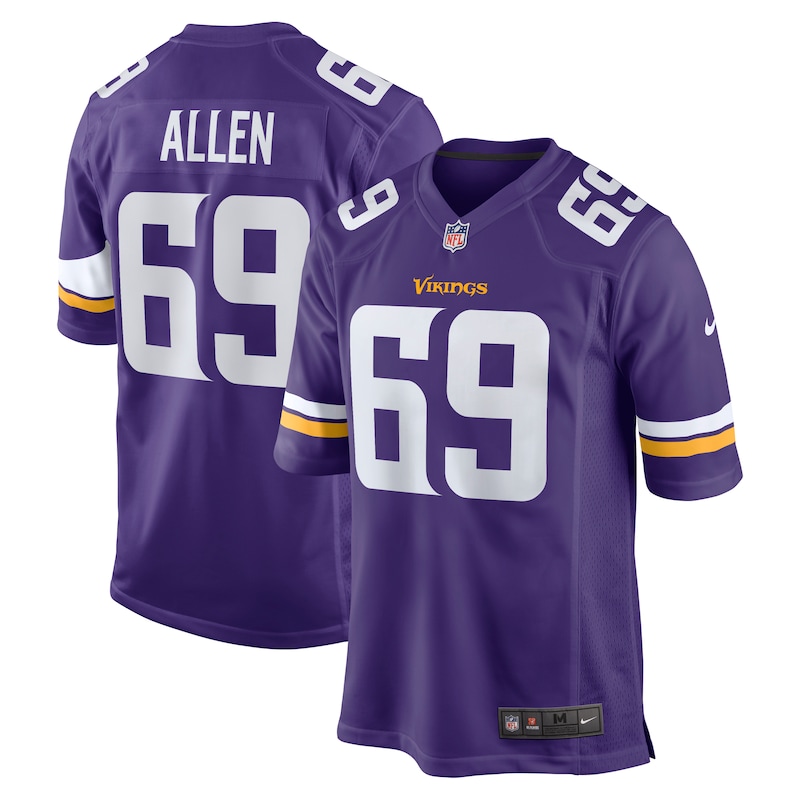 None Jared Allen Minnesota Vikings Fan Favorite Team Team Spirit Wear