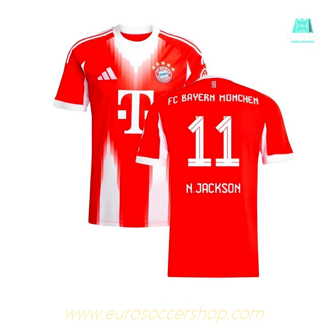 2025-2026 Bayern Munich Home Shirt (N.Jackson 11)
