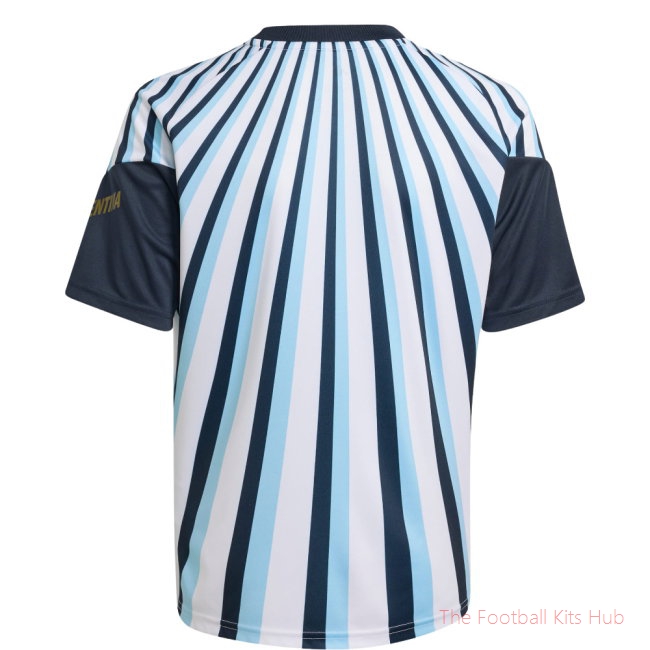 Argentina 2026-2027 Home Pre-Match Shirt (Kids) (De Paul 7)