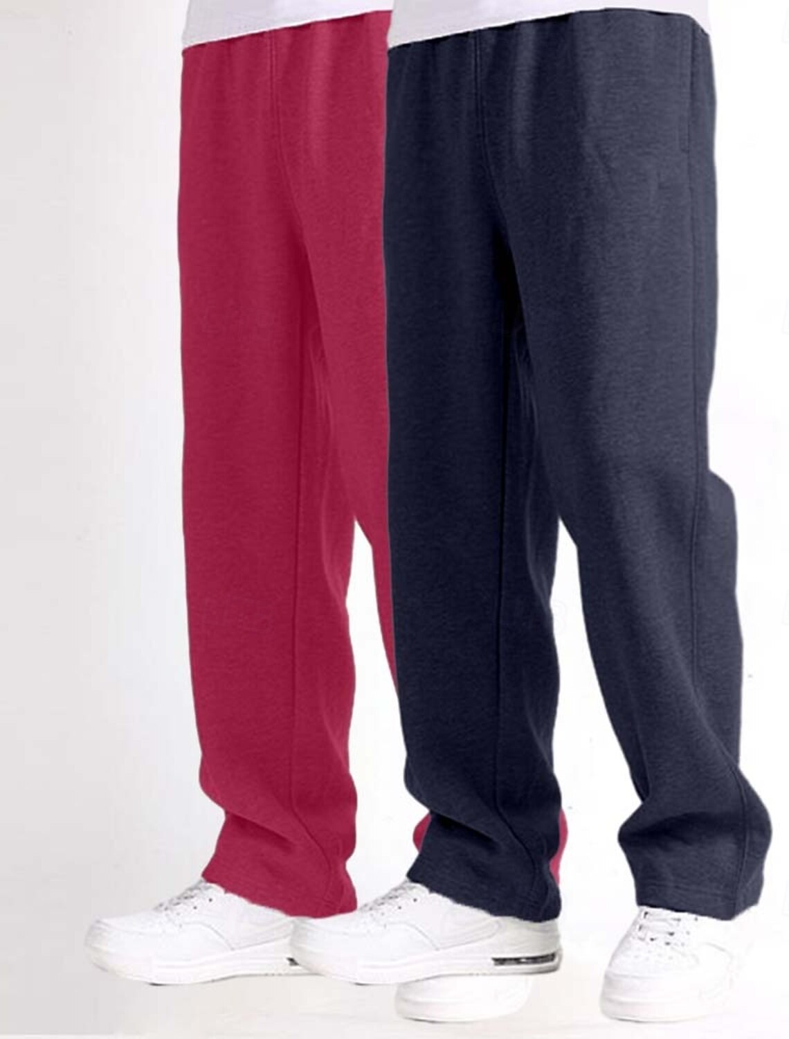 Men's Sweatpants Fleece Pants Joggers Trousers Straight Leg Elastic