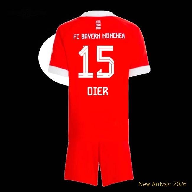 2025-2026 Football Team Mini Kid-approved Jersey Dier Climacool