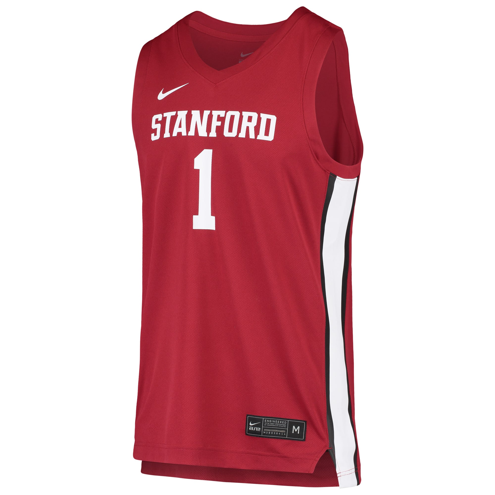 #1 Stanford Cardinal Nike Unisex Replica Basketball Jersey - Cardinal