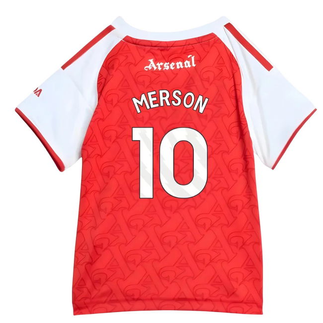 Authentic 2025-2026 Arsenal Home With Retro Design - Premier League
