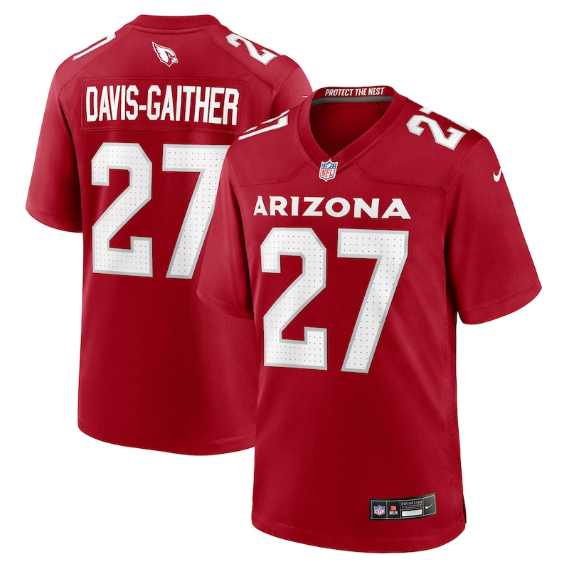 None Akeem Davis-Gaither AZ Cardinals Championship Durable Jersey