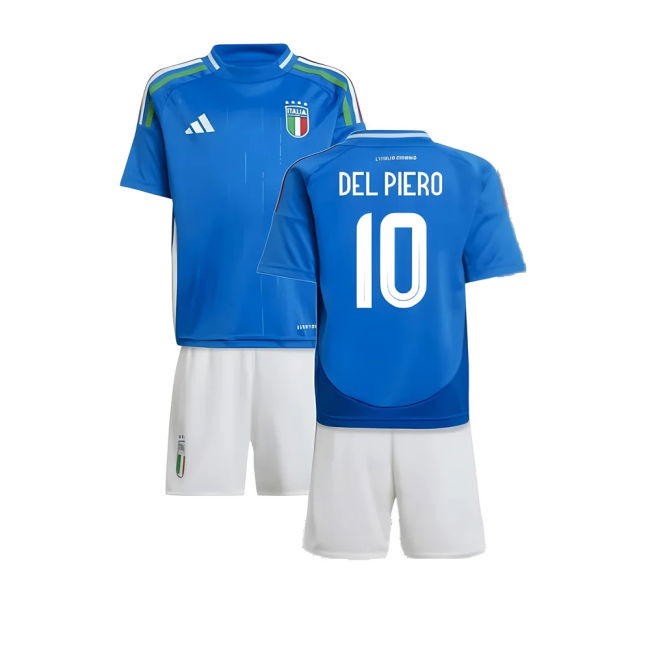 2024-2025 Italy Home Mini Kit (Del Piero 10) Quality Performance