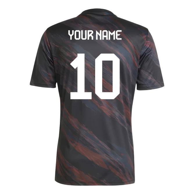 2025-2026 Bayern Comfortable Shirt (Black) (Your Name) Antibacterial