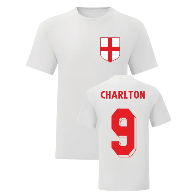 Authentic Bobby Charlton England Match Premium Soccer Jersey
