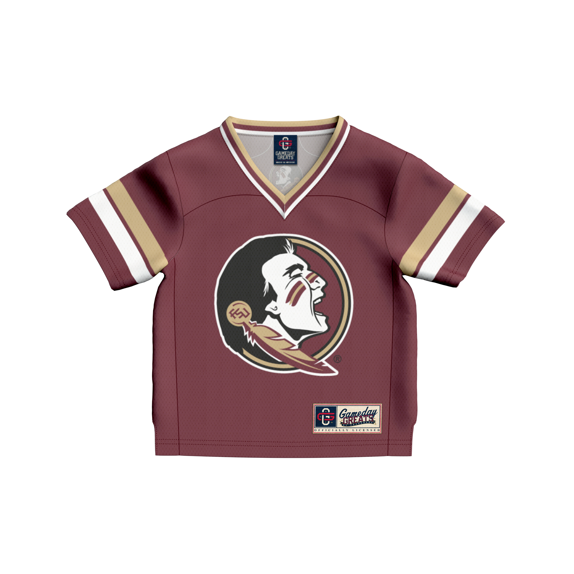 [NJP] Florida State Seminoles GameDay Greats Toddler Collegiate Football Fashion Jersey - Garnet