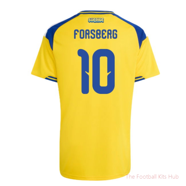 2026-2027 Sweden Home Shirt (Kids) (Forsberg 10)