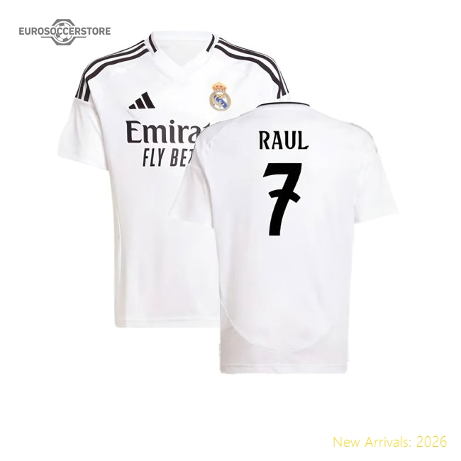 Soft Kids Football Team Raul Jersey 2024-2025 Easy-care