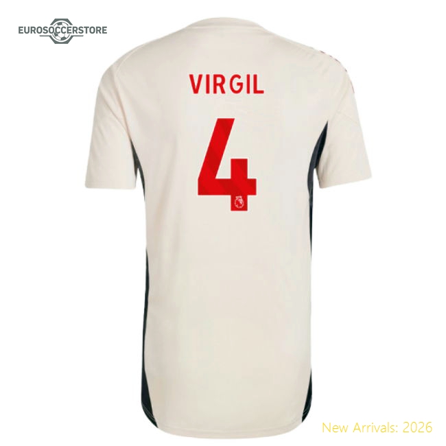 Safe Liverpool Kids Jersey Virgil 2025-2026 Performance Fabric