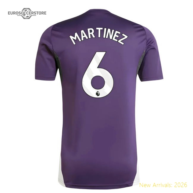 2025-2026 Man Utd Training Shirt (aurora Plum) (martinez 6)