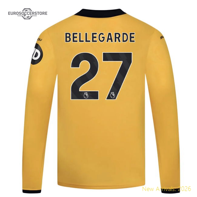 Wolverhampton Wanderers Children 2025 Home Jersey Match Day Football Fan Supporter Collection