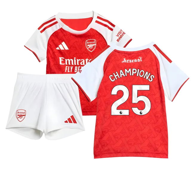 2025-20 Arsenal Home Jersey Champions #25 Edition L M S_607